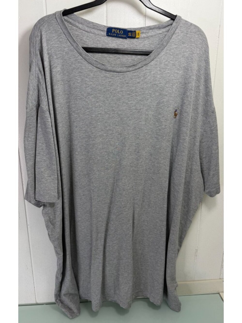 Polo Ralph Lauren T Shirt Mens 4XLT Big & Tall Short Sleeve Flesh Pony Crewneck